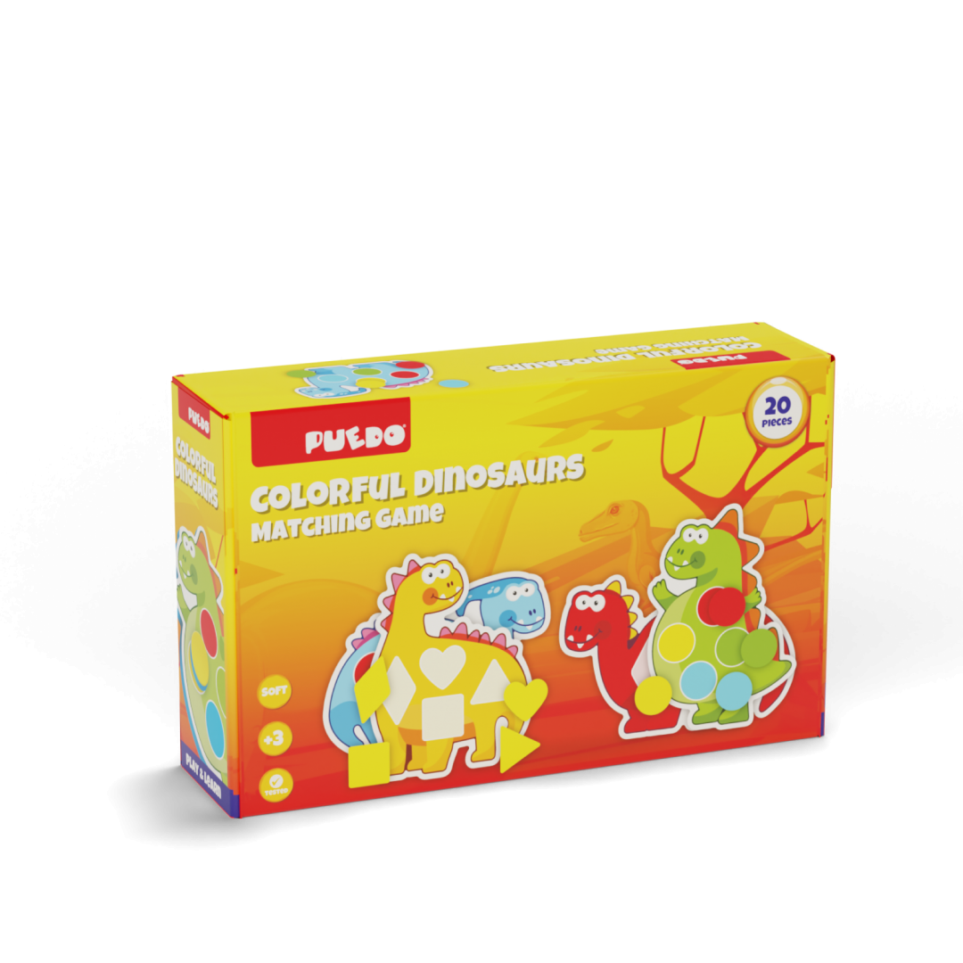 Joc de Potrivire Dinozauri - Puzzle Educativ Copii | Generic