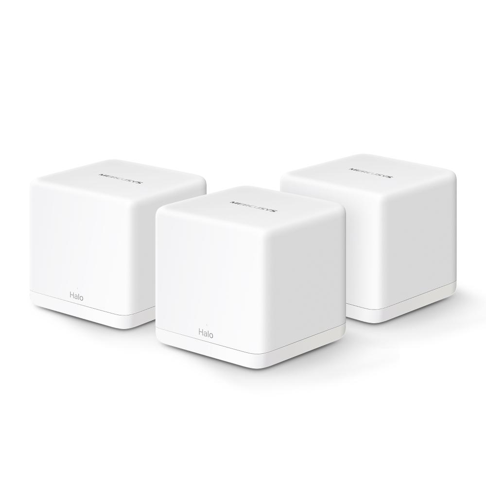 Sistem Mesh Wi-Fi 6 Mercusys Halo H60X (3-pack) - ACoperire Totala