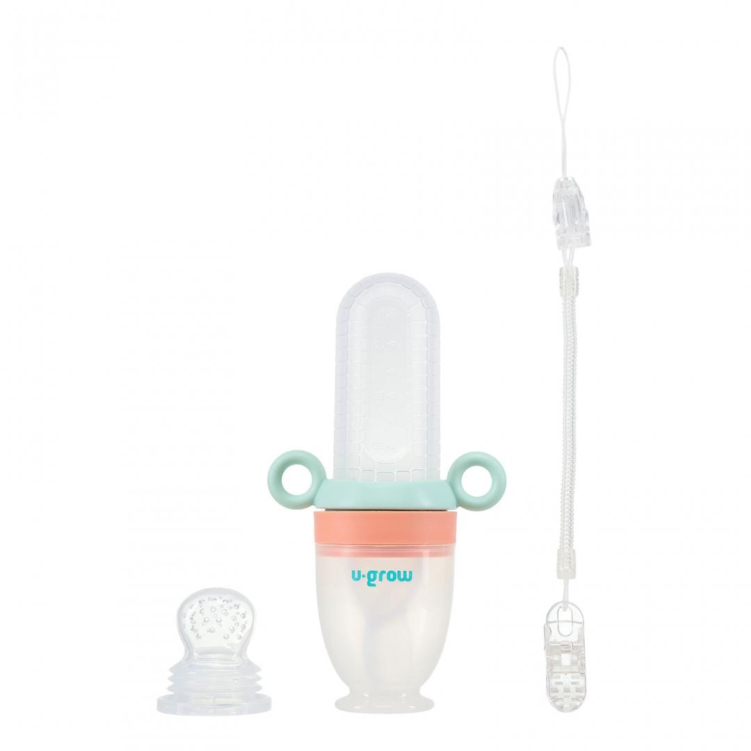 Dispozitiv Hranire Bebe 2 Tetine - U-Grow, Diversificare Sigura - imagine 4