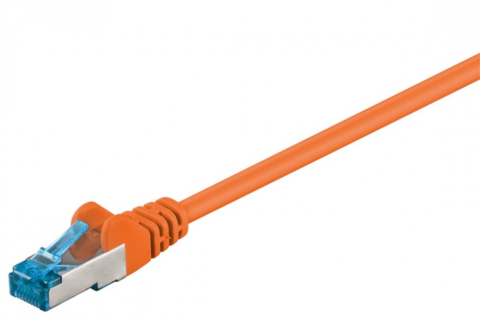 Cablu RJ45 Cat 6A SFTP 0.25m Portocaliu OEM