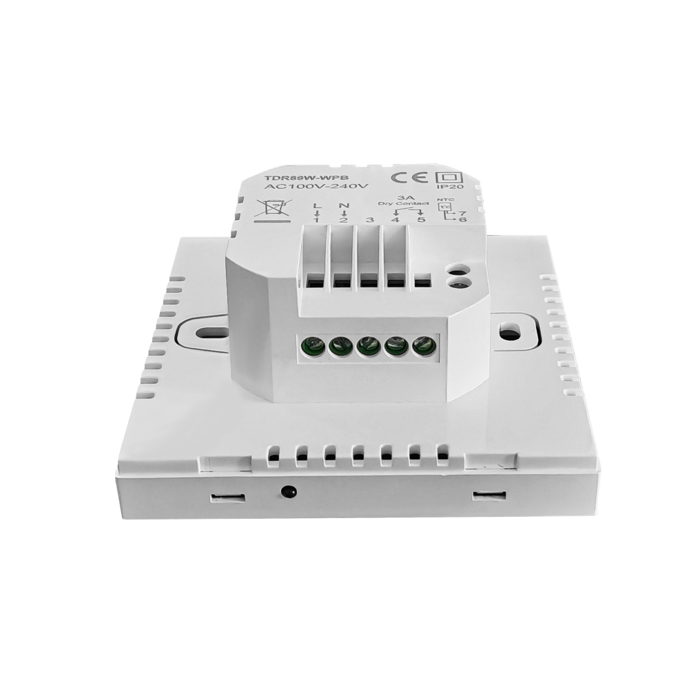 Termostat programabil BeOk TDR89-WPB touchscreen, 5+2 zile - imagine 4