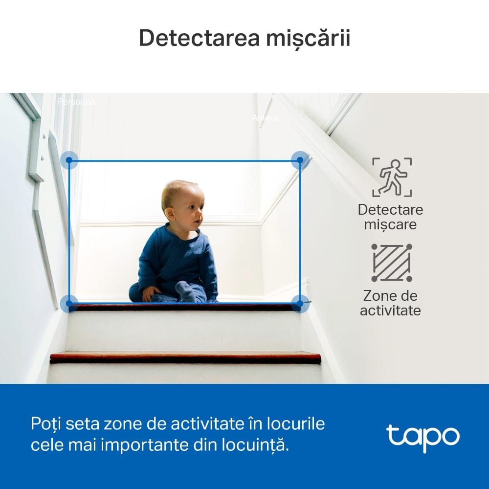 Cameră supraveghere TP-Link Tapo C230 WiFi 3K 5MP Pan/Tilt - imagine 18