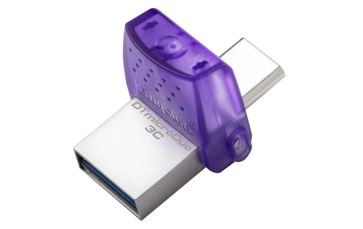 Memorie USB Kingston 256GB microDuo 3C Dual Type-C si USB-A - imagine 3