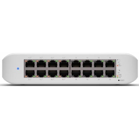 Switch Ubiquiti UniFi USW-LITE-16-POE - 16 Porturi Gigabit, PoE+ - imagine 8
