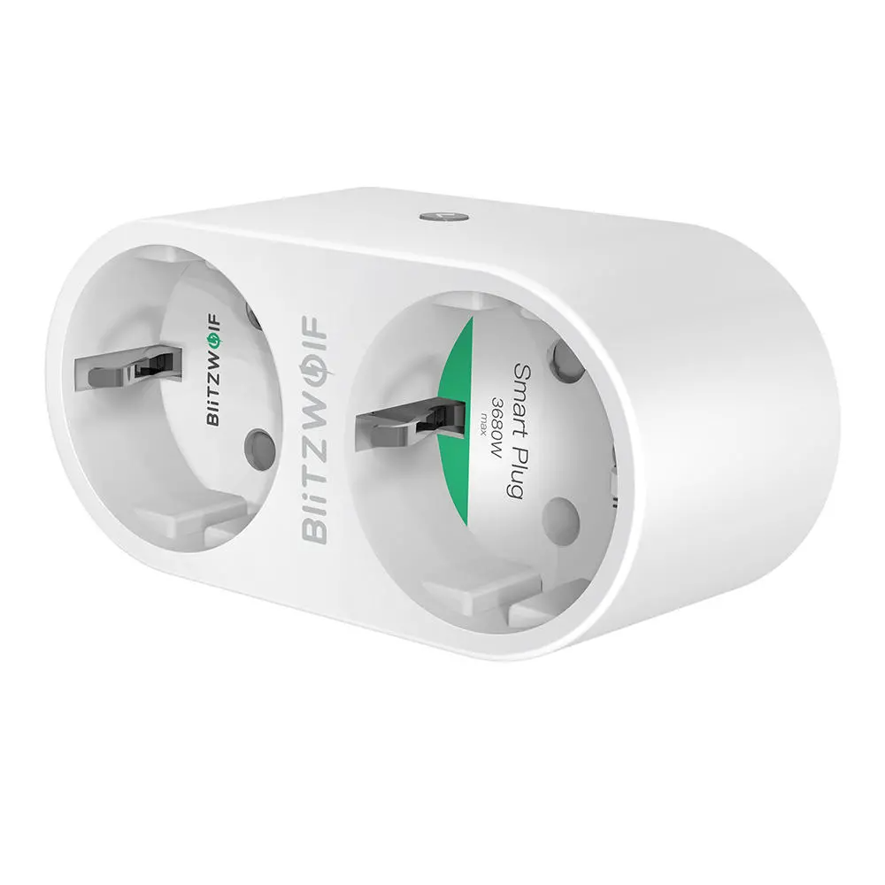 Priza Smart Wi-Fi BlitzWolf BW-SHP7, 16A, Monitorizare Consum