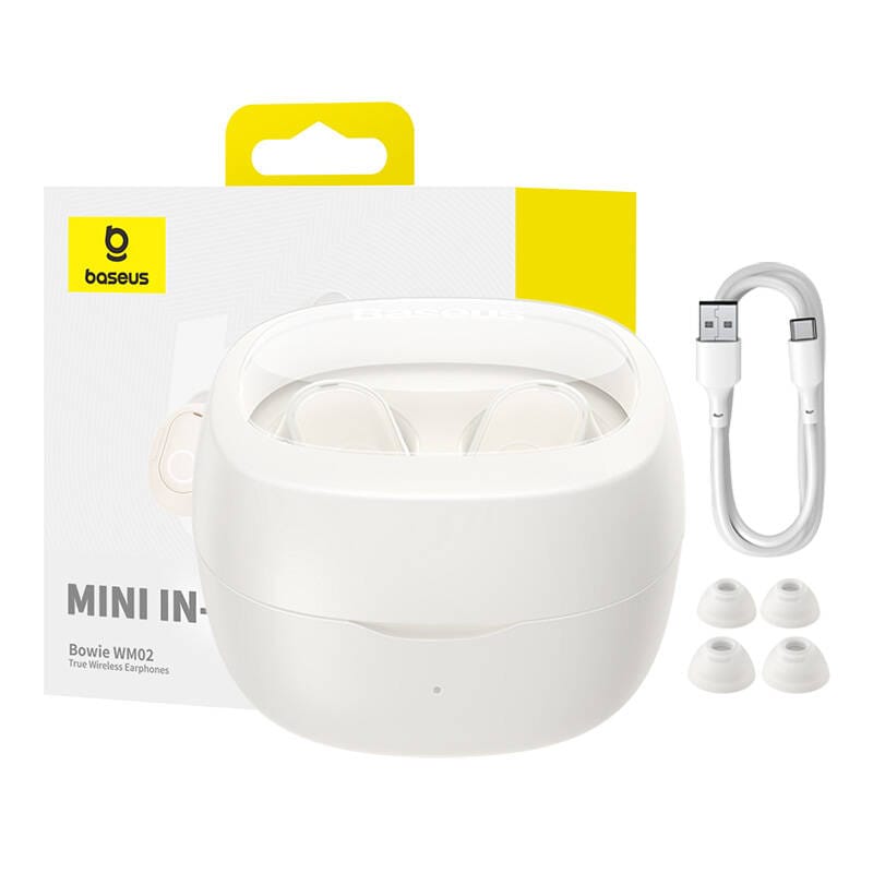 Căști Wireless Baseus Bowie WM02 TWS Alb - Bluetooth 5.3 - imagine 20