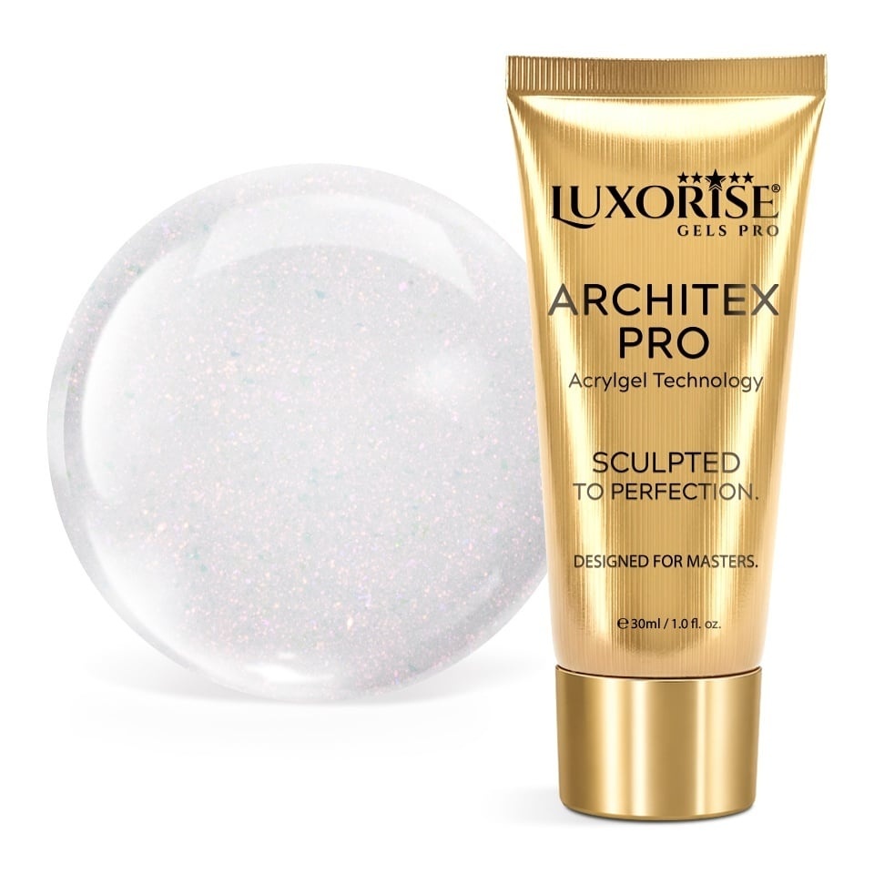 Polygel LUXORISE ARCHITEX PRO - Divine Sheen Collection, Angel Veil, 30ml