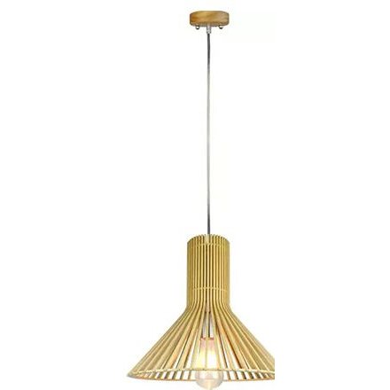 Pendul tavan lemn E27 V-TAC, Stil Modern, D35cm