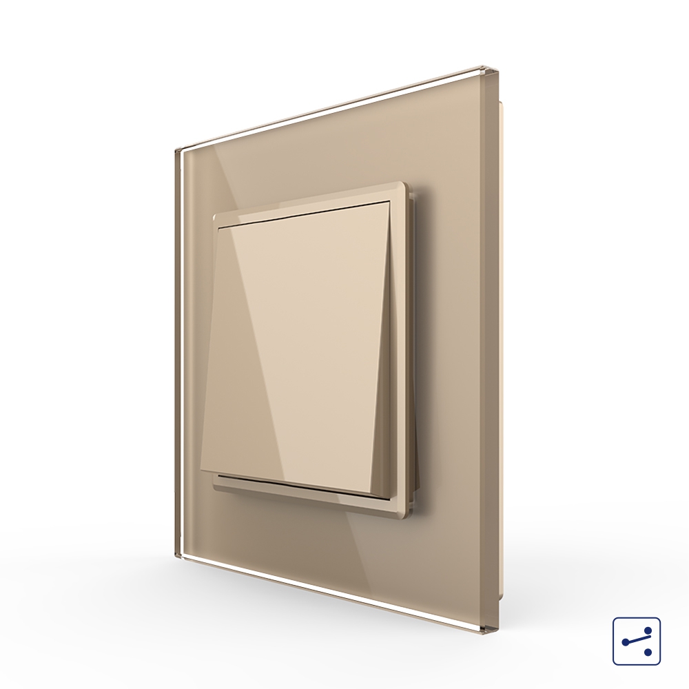 Intrerupator Livolo Sticla, 2 Module, Cap Cruce - imagine 9