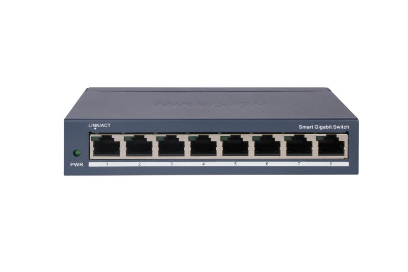 Switch HIKVISION DS-3E1508-EI 8 Porturi Gigabit Smart Managed