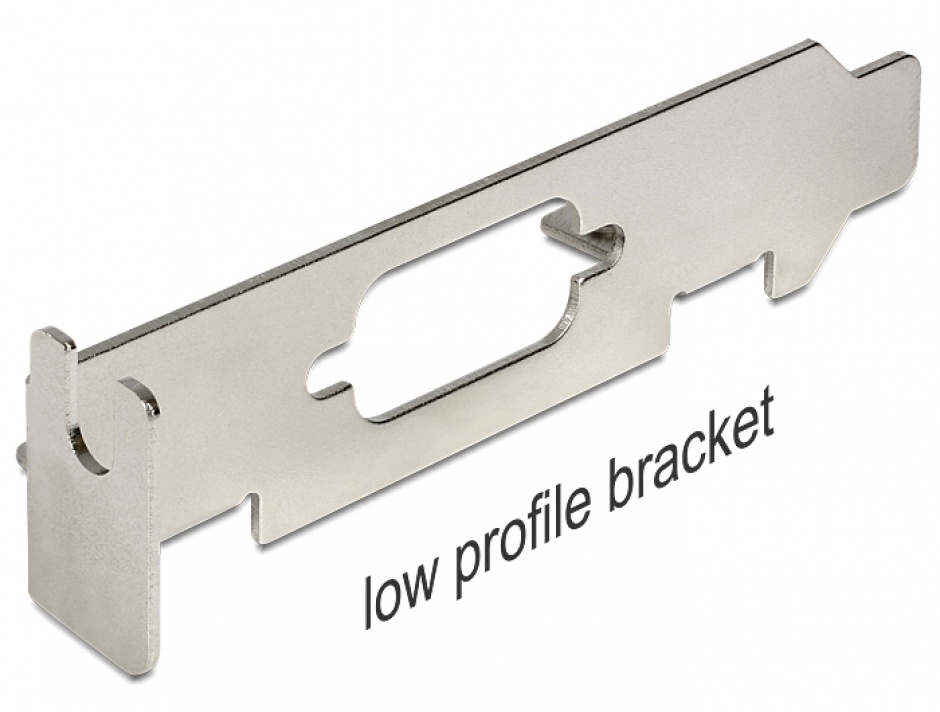 Bracket Low Profile SUB-D 9 Delock 82713