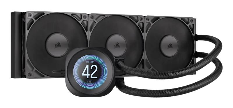 Cooler Lichid Corsair Nautilus 360 RS LCD cu Ecran RGB - imagine 1