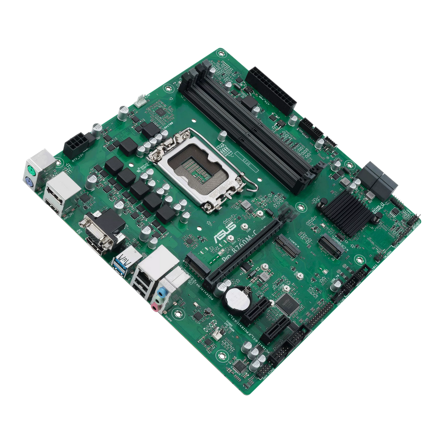 Placă de bază ASUS PRO B760M-C-CSM DDR5 LGA1700 Profesională - imagine 2