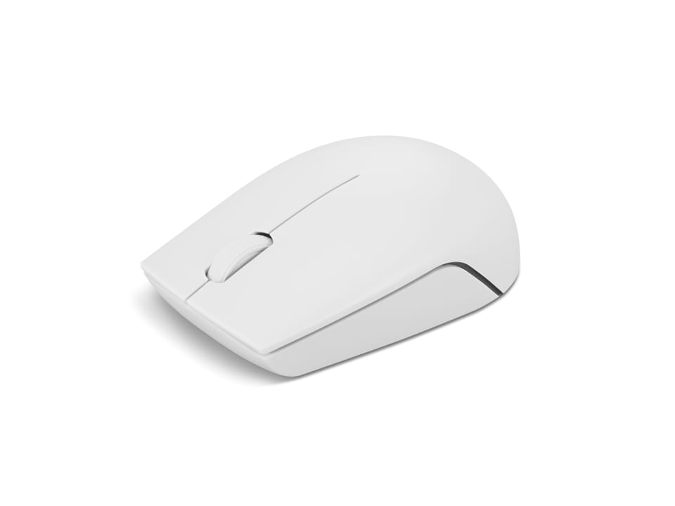 Mouse Wireless Lenovo 300 - 1000 DPI, Ergonomic, Gri - imagine 4
