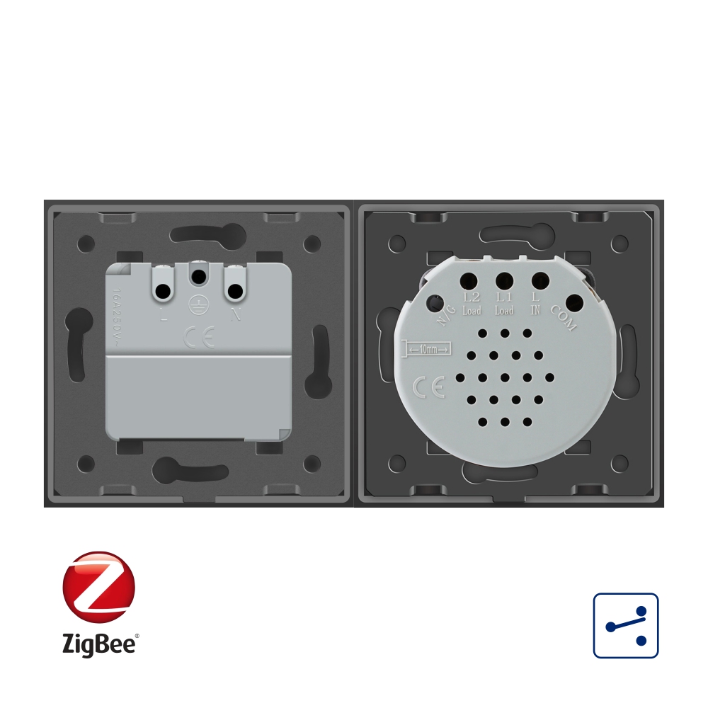 Intrerupator Dublu ZigBee + Priza Livolo, Smart - imagine 15