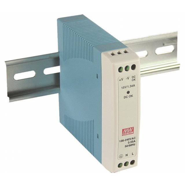 Sursa 5V-2A MeanWell MDR-10-5, 10W, Fiabila