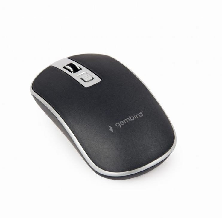 Mouse Wireless Gembird 1600 DPI Negru - Libertate Totală - imagine 2