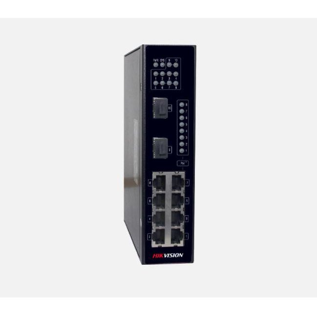 Switch Industrial Hikvision 8 Porturi PoE