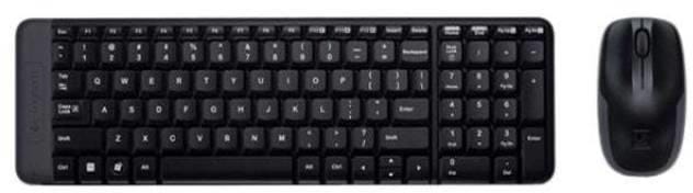 Logitech MK220 - Tastatura si Mouse Wireless, Design Compact - imagine 2