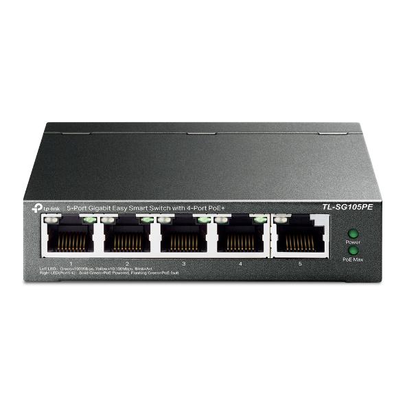 Switch TP-LINK TL-SG105PE 5 Porturi Gigabit PoE+ 65W