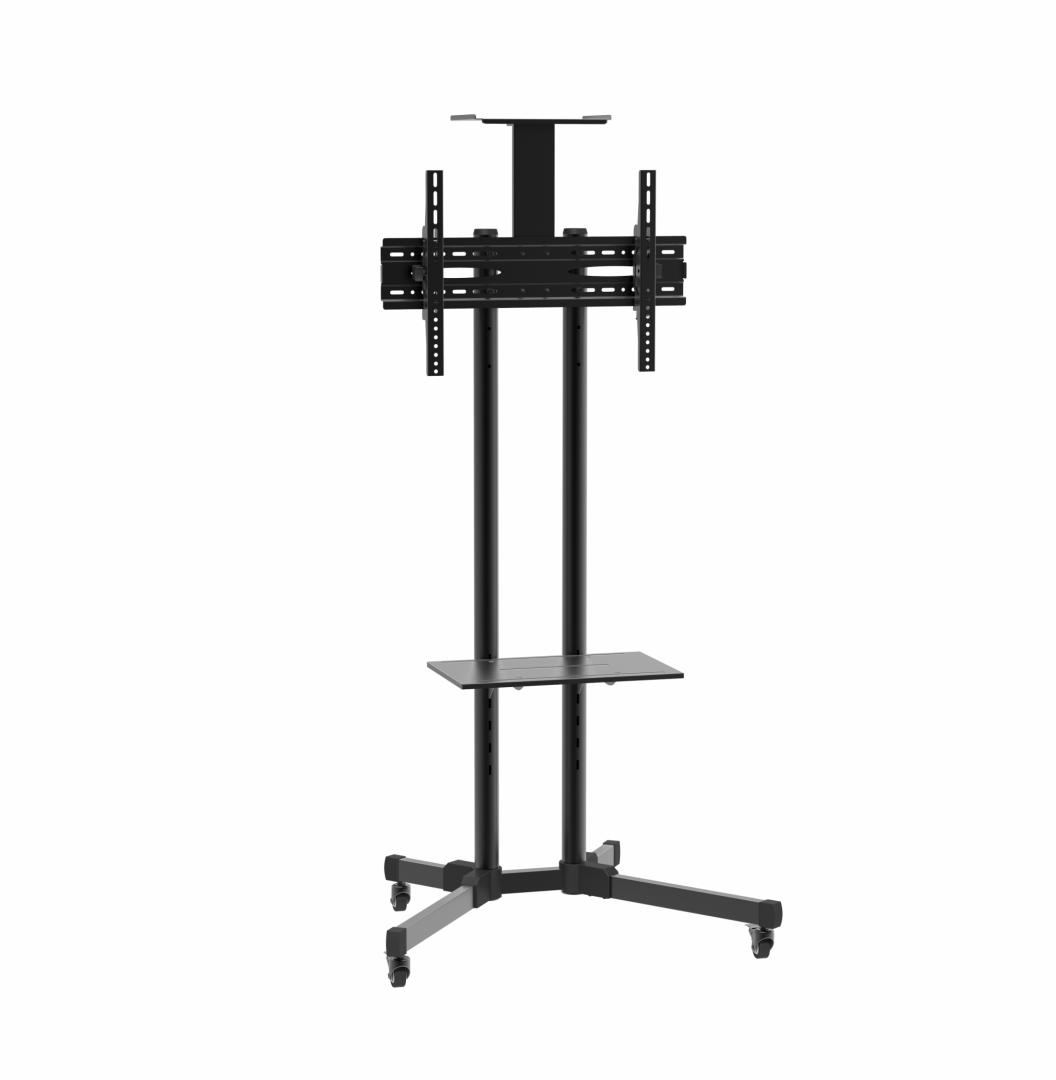 Stand TV Mobil Serioux TV109 32-70'' Reglabil - 50kg, Negru - imagine 2