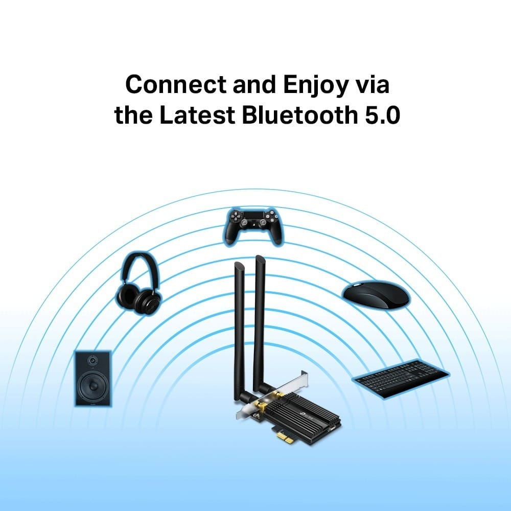 Adaptor Wi-Fi 6 PCIe TP-Link Archer TX50E AX3000 Bluetooth 5.0 - imagine 10