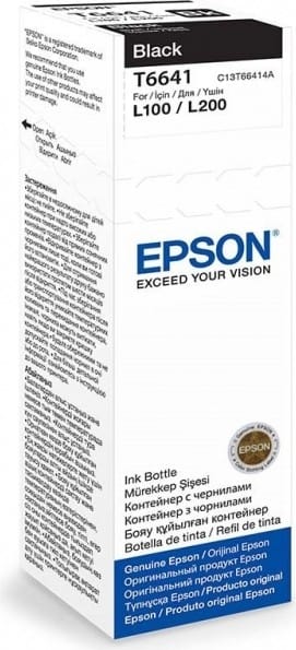 Cartus Cerneala Epson T6641 Negru 70ml - EcoTank Original - imagine 2