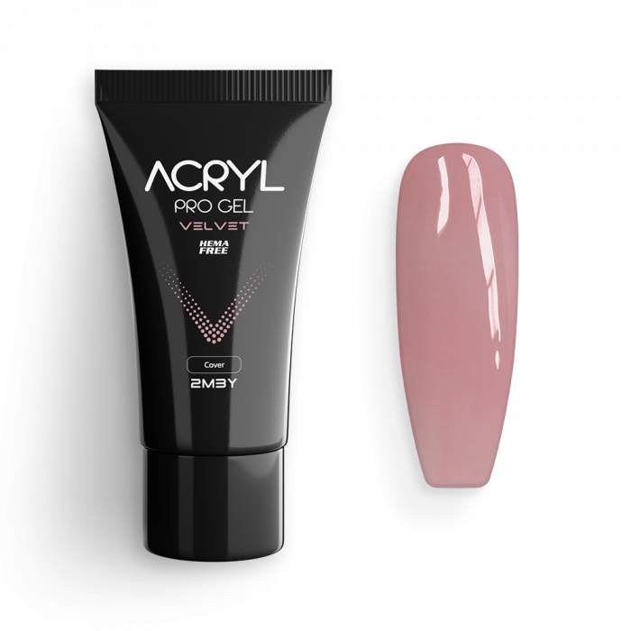 Acryl Pro Gel 2M Velvet Cover 15g fără HEMA | Nailshop