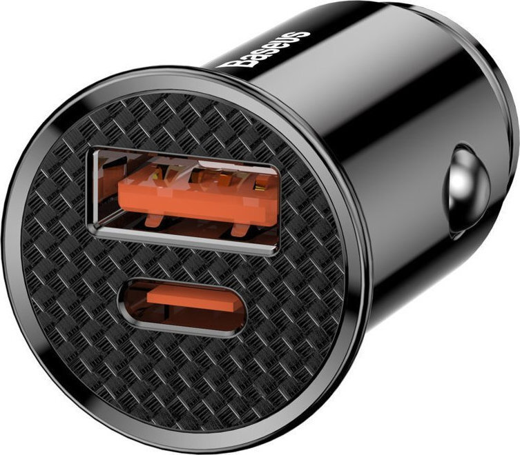 Încărcător Auto Baseus Circular PPS 30W Dublu USB Negru - imagine 2
