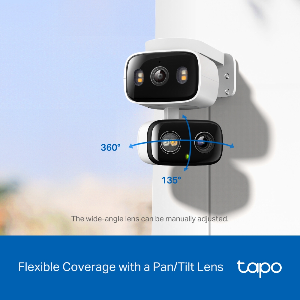 Cameră de securitate TP-LINK Tapo C246D Obiectiv Dual Pan/Tilt Interior/Exterior - imagine 10