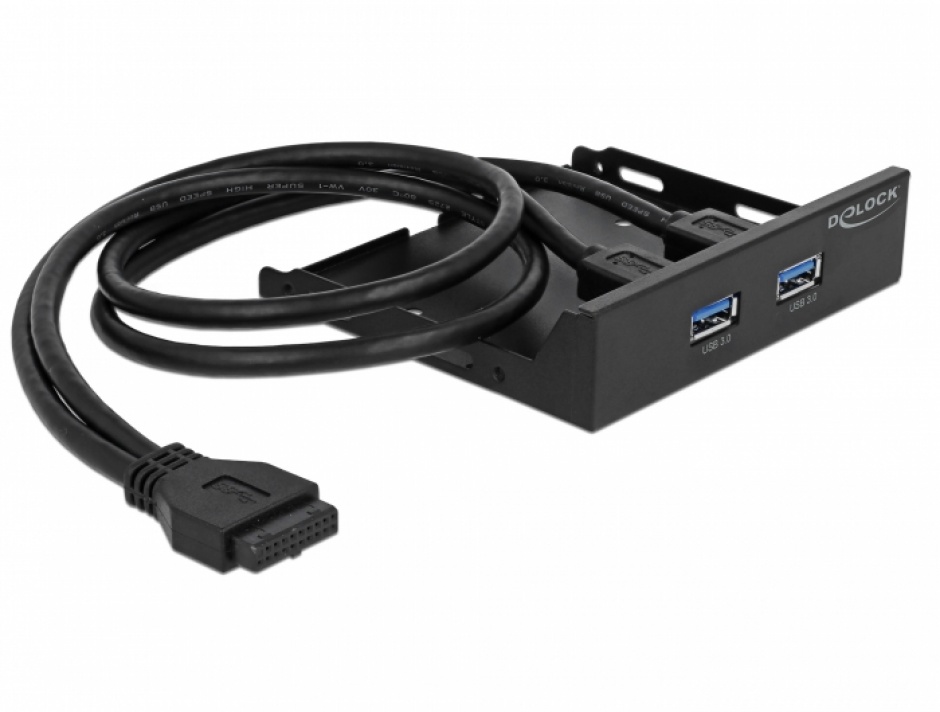 Panou Frontal Delock 3.5" cu 2x USB 3.0