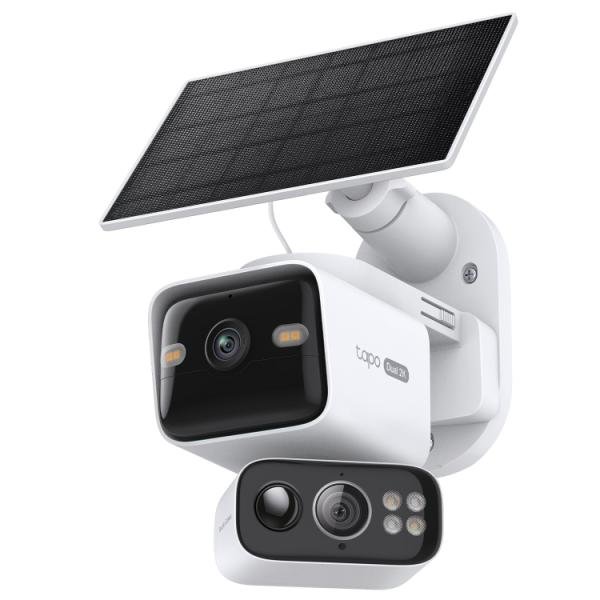 Solar-Powered Dual-Lens Pan/Tilt Cam kit TP-LINK TAPO C645D KIT