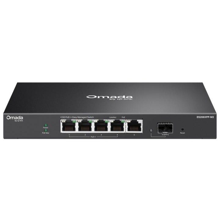 TP-Link Omada ES206XPP-M2 Switch 2.5G PoE++ 5 porturi