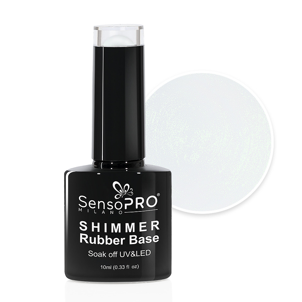 SensoPRO Shimmer Rubber Base #03 Milky White