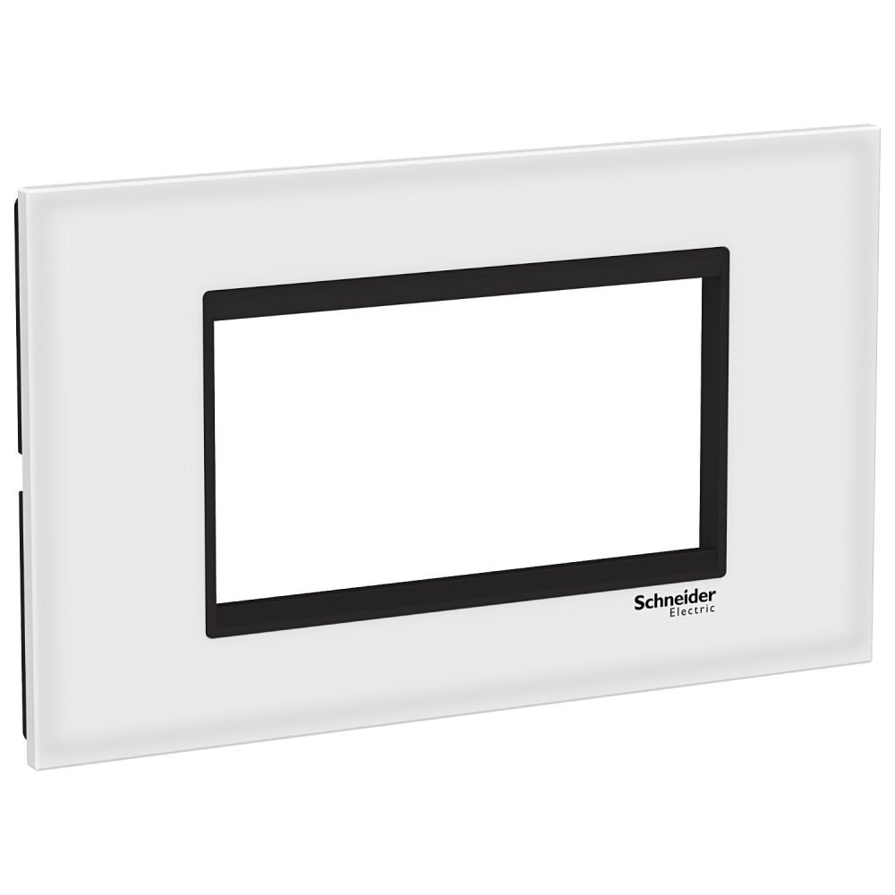 Rama Sticlă 4M Schneider Easy Styl Alb/Negru