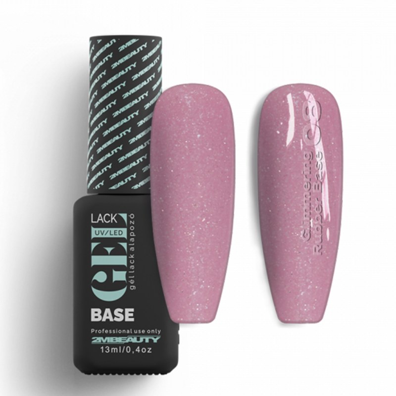 GELlack 2M Rubber Base 08 Nailshop | Dark Nude