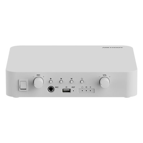 Amplificator IP Hikvision 40W, 1 zonă, Bluetooth, USB