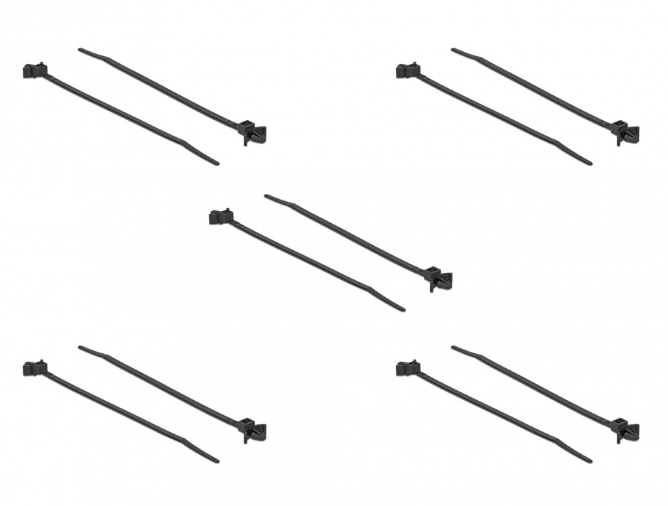 Set 10 Bride Delock cu Ancorare PC 160mm