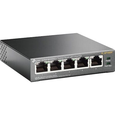Switch TP-LINK TL-SF1005P 5 Porturi 10/100 Mbps cu PoE - imagine 6