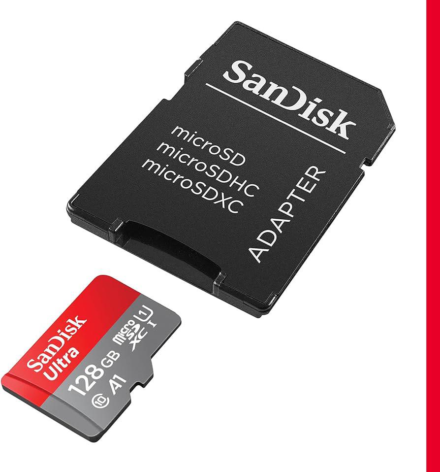 Card MicroSD SanDisk Ultra 128GB, 100MB/s, Adaptor SD Inclus - imagine 4
