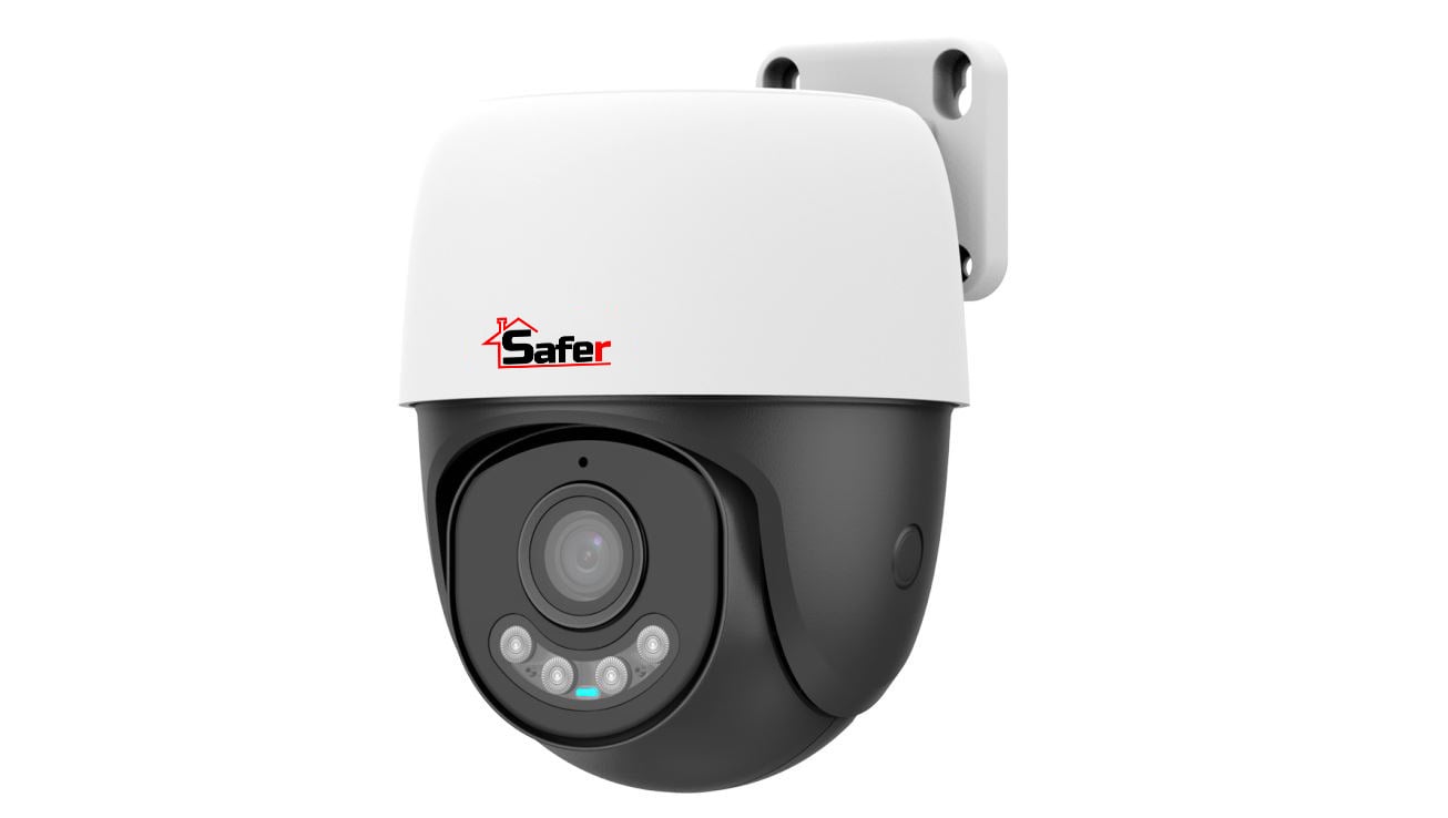 Cameră IP exterior Safer 3MP Wi-Fi rotire-înclinare IP66
