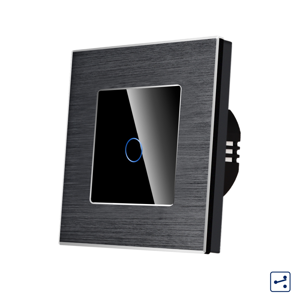 Întrerupător Touch Sticlă și Aluminiu LUXION - imagine 4