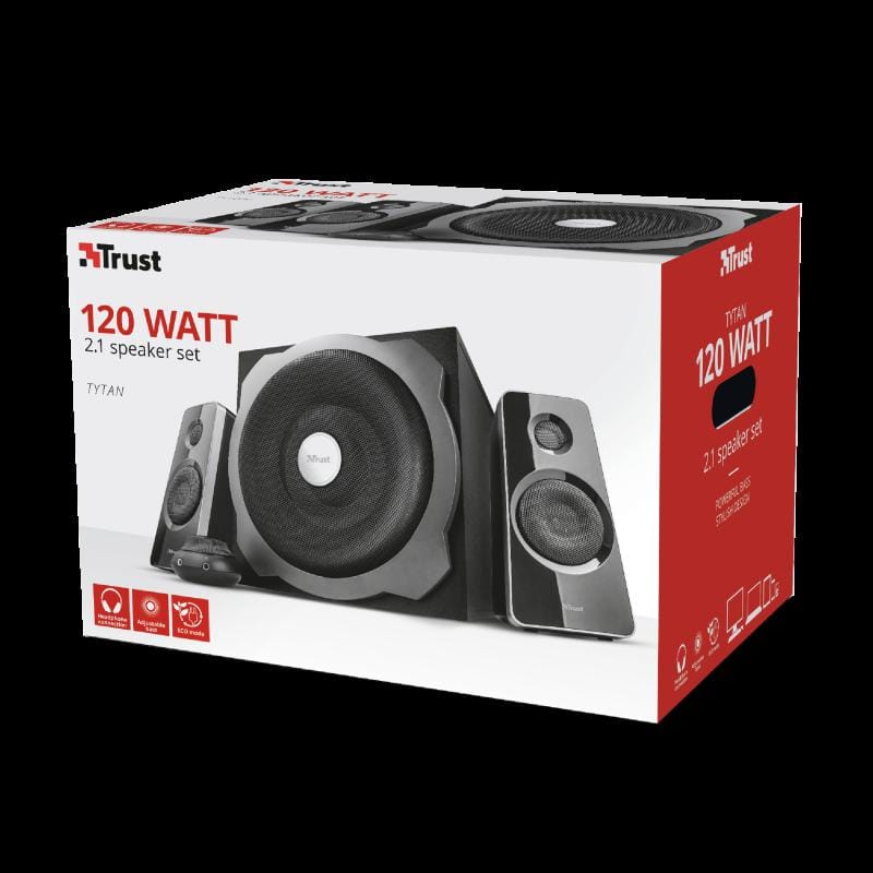 Boxe TRUST Tytan 2.1 120W Negru TR-19019 - imagine 6