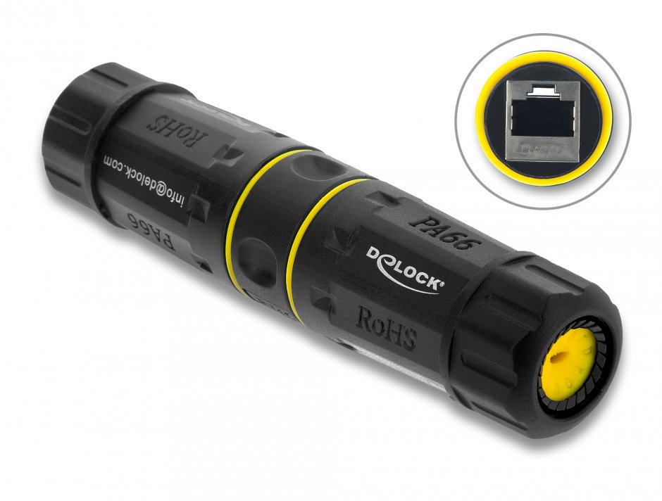 Cupla RJ45 Ext. IP68 Delock Waterproof