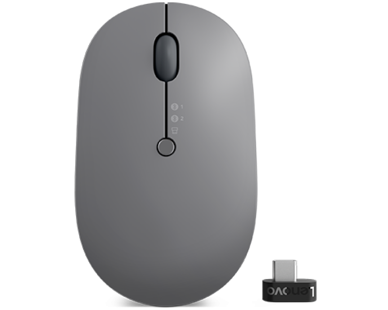 Mouse Wireless Lenovo Go Multi-Device - Conectivitate Duala - imagine 1