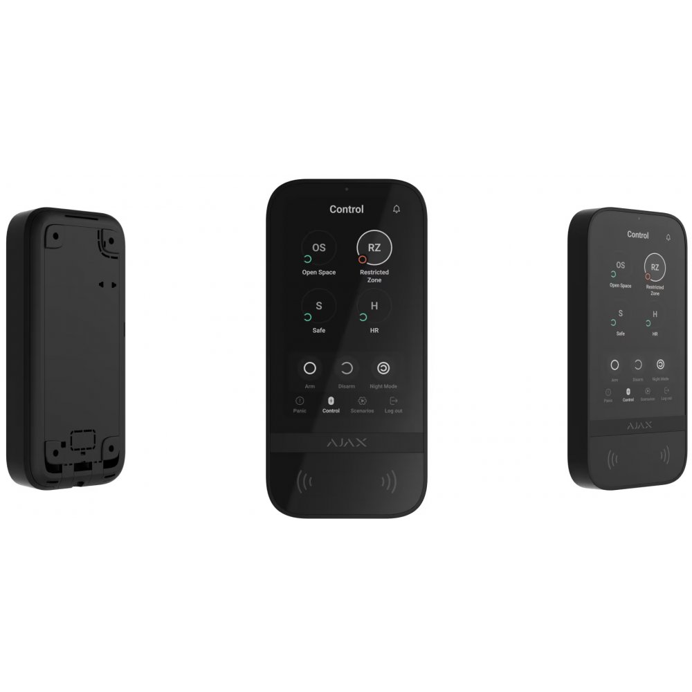 Ajax Keypad TouchScreen WH | Control Alarmă