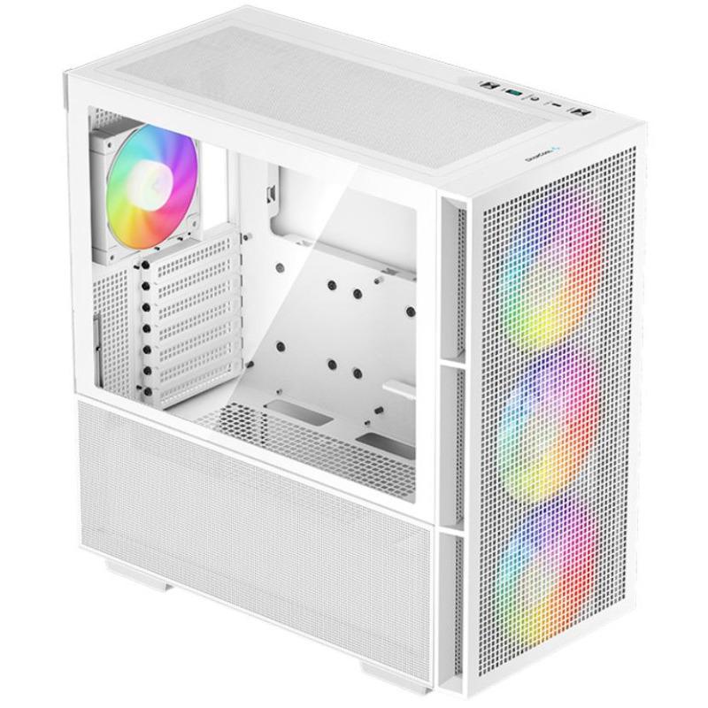 Carcasa DEEPCOOL CH560 ARGB Alb - Mid Tower Gaming RGB - imagine 2