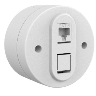 Priza date CAT6 Ovivo xOne OV00860, 10A, alb