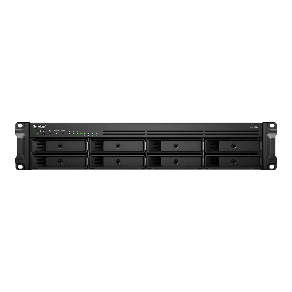 Synology RS1221+ NAS 8-Bay AMD Ryzen V1500B 4GB Rack 2U - imagine 2