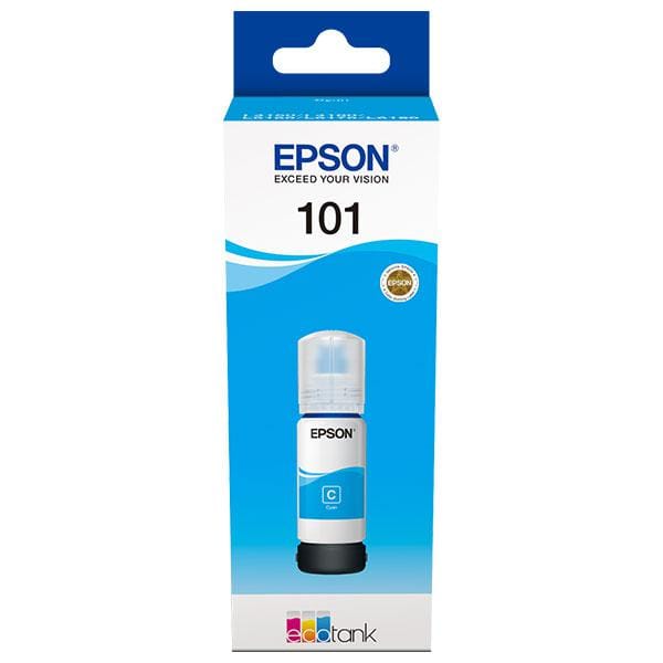 Cartus Cerneala EPSON 101 ECOTANK Cyan 70ml - Original - imagine 2